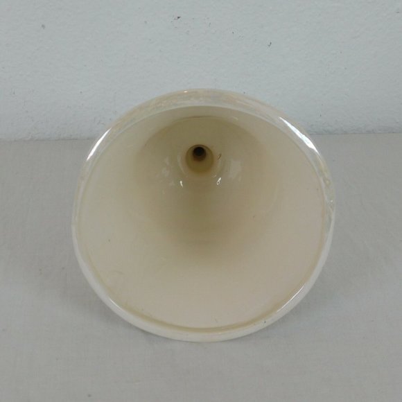 Porcelain Bell Form without Clapper Fired with Carousel Horse decoration 10 in t - Picture 9 of 11